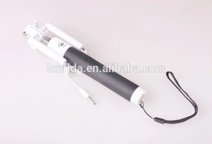 Newest Design Handheld Portable Fashion Colorful Wired Selfie Stick For Huawei Ascend