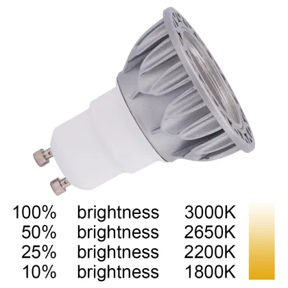 Dim to Warm Downlight 700LM CRI90 1800k-3000k GU10