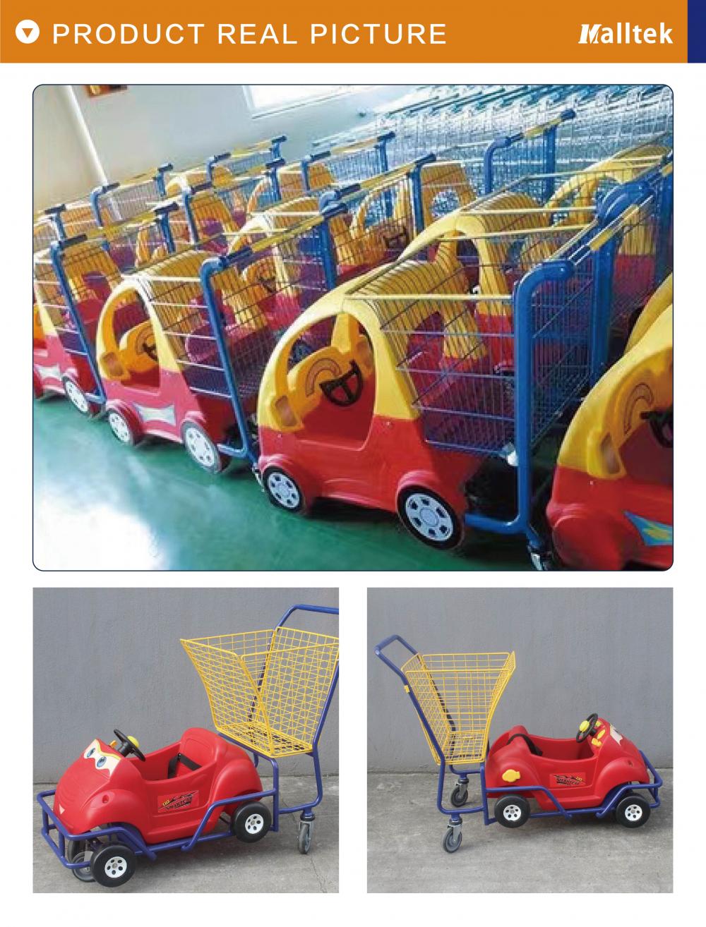 Children Plastic Supermarket Shopping Trolley