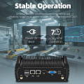 Core i5 8250u 2com 2lan Fanless Industrial PC