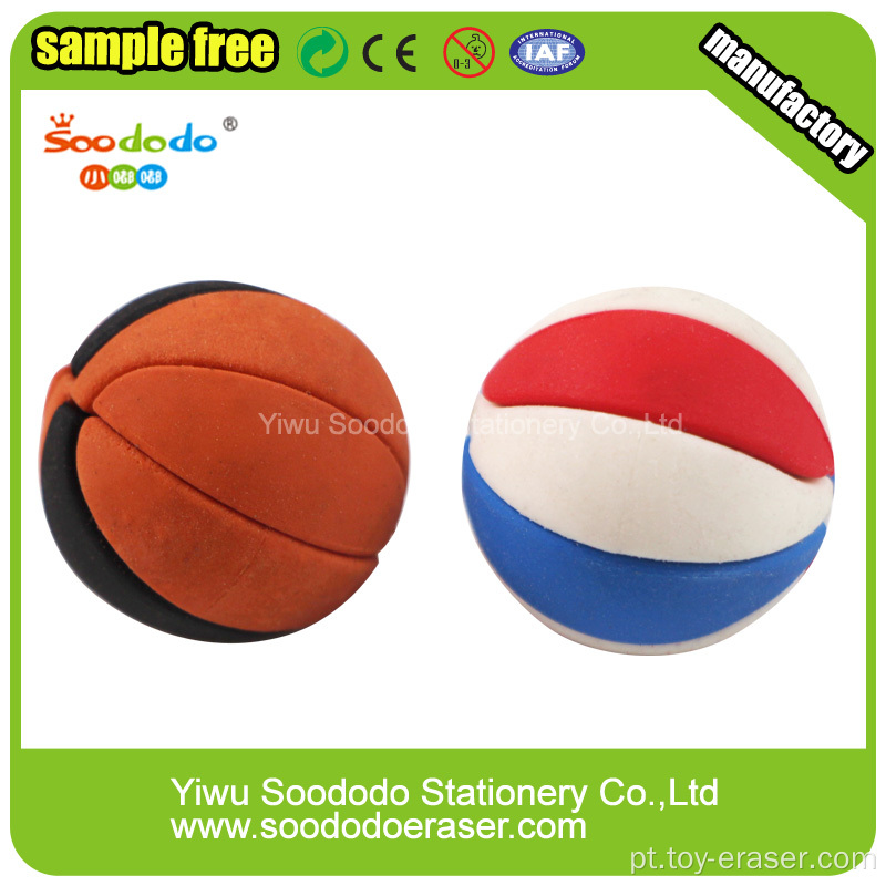 Baksetball Shaped Eraser, Erasers Moda Desportiva