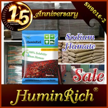 "HuminRich" 100% Water Soluble Promote Growth Feed Additive Sodium Humate. i.e. Powder