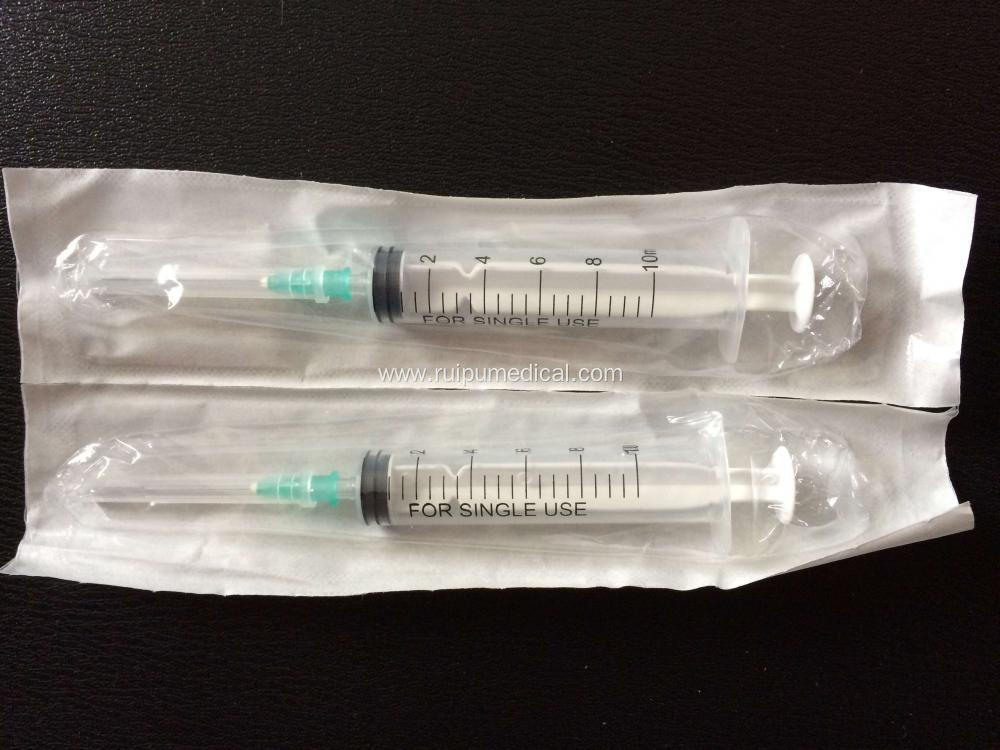 3 Parts Luer Slip Disposable Syrings Medical Injection