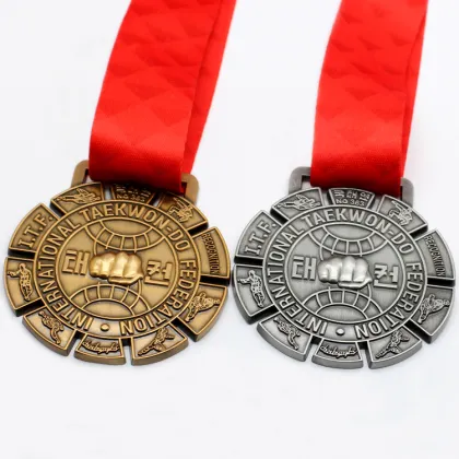 Korean Boxing Race Custom Taekwondo Medals