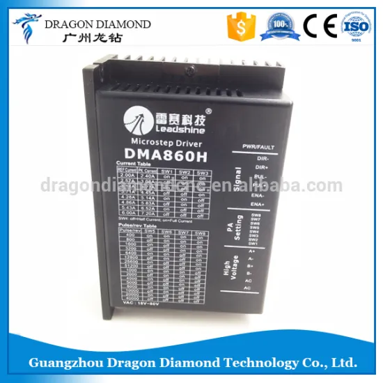 China Leadshine Stepper Motor Driver DMA860H 2-Phase Stepper Motor Driver 2.4A to 7.2A Stepper Motor Controller