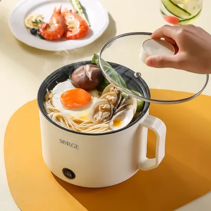 2-Layer Electric Hot Pot for Dormitory and Home