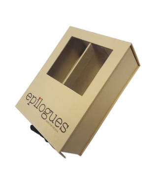 PVC Window Custom Kraft Paper Packaging Gift Box