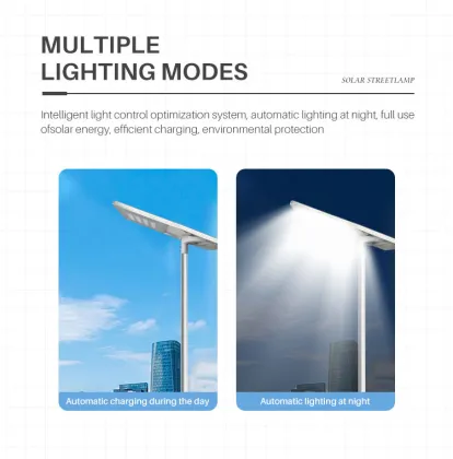 Eight Modules Waterproof IP65 High Power Solar Integrated Street Light