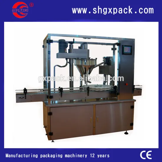 Automatic bottle filling machine for white sugar