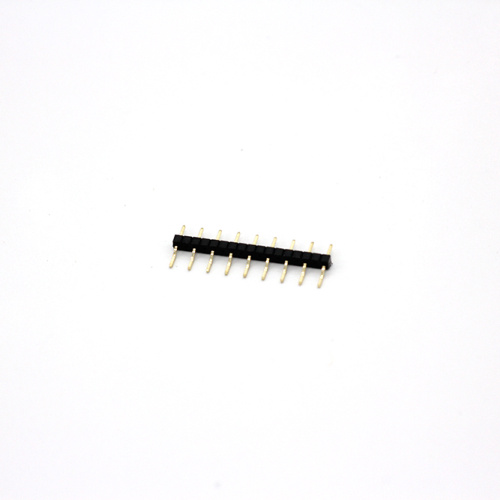 1.0 Single row recumbent stick pin connector