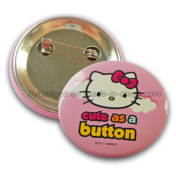 Kitty Cat Tin Badge (GZHY-MKT-035)