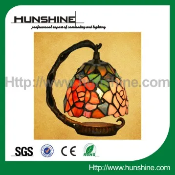 classic luxury tiffany luxury hotel table lamp for decoration
