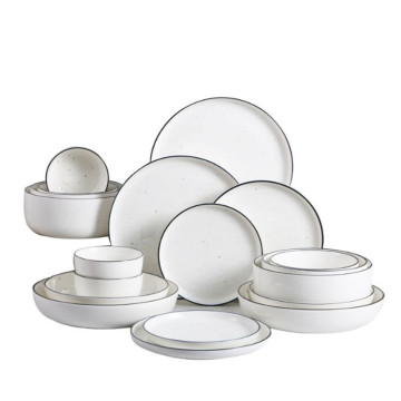 2020 Hand Painted Sesame Glaze Ceramic Dinnerware Set