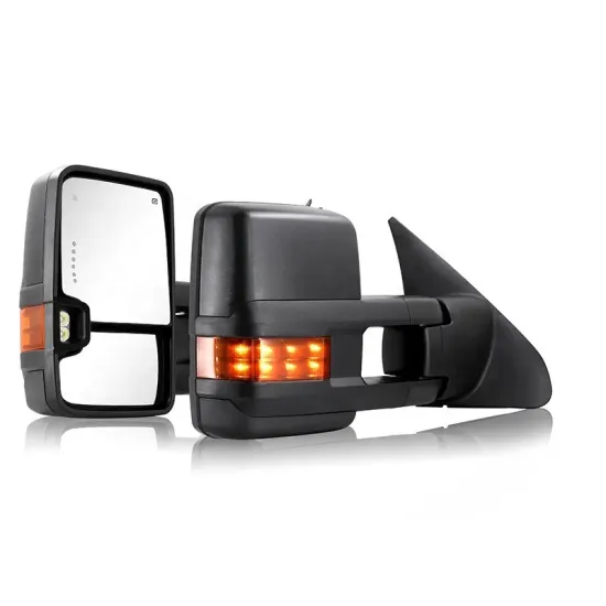 4X4 Heated Side Rearview Mirror with Power Towing Mirror for Toyota Tundra 2007-2017 Pickup: Enhance Your Driving Experience