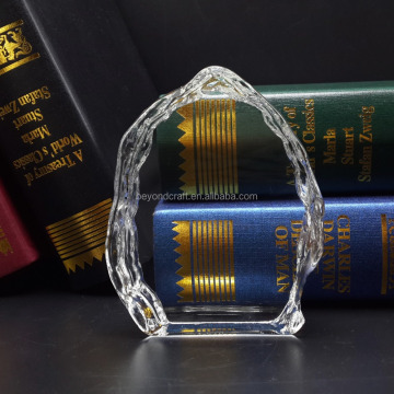 Οπτικό γυαλί Cristal Iceberg 3d κρυσταλλικό λέιζερ χαραγμένο