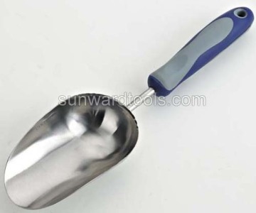 13-1/2" Stainless steel hand scoop