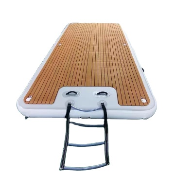 PVC Yoga Mat Float Island - Inflatable Pool Platform for Protection and Comfort