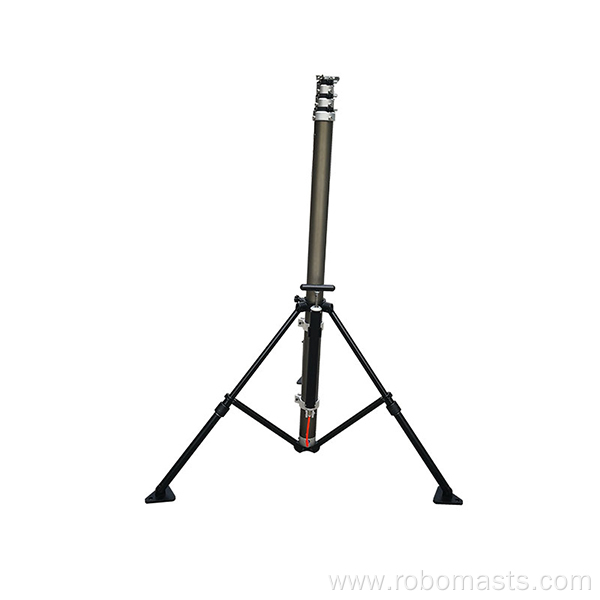 equipped with pump tripod pneumatic telescopic mast