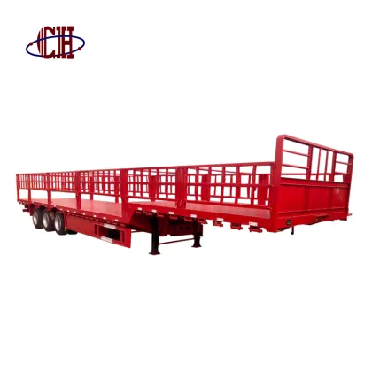 side wall Flatbed semi trailers