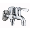 Double Handle Washing Machine Wall Faucet Tap