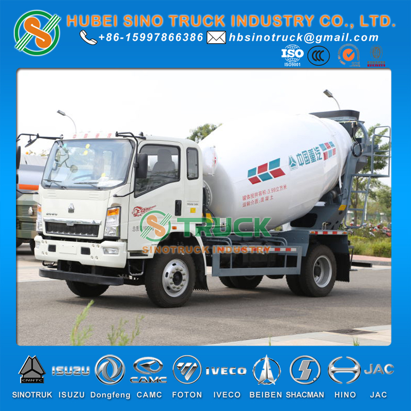 HOWO 3cbm Agitator Lorry