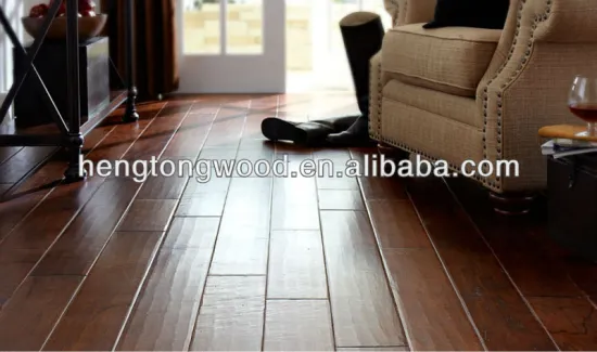 Artisan Handscraped birch Engineered Flooring With FSC certificate