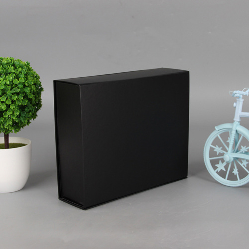 Benutzerdefinierte schwarze Verpackungskästen Magnetische Verschluss Geschenkbox