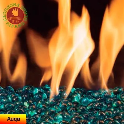 Fireplace accessories fire reflective glass rock Fireplace Glass