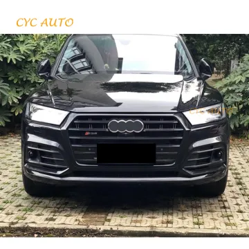 Black Radiator Grille for Audi Q5 SQ5 2016-2018 Front Bumper