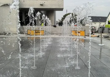 Outdoor Dry Floor Musical Fountain