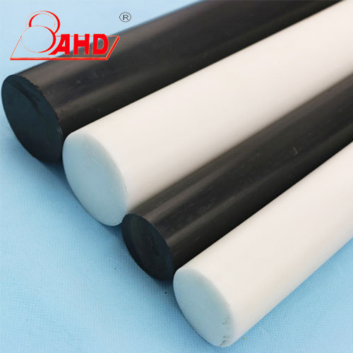 black white acetal round rod pom-c plastic rod