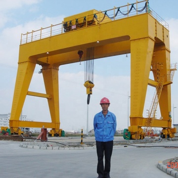 4 Wheel A Legs 100 Ton MG Type Heavy Duty Durable Double Beam Gantry Cranes