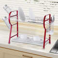 storage rack metal dish drying rack big kitchen drain rack