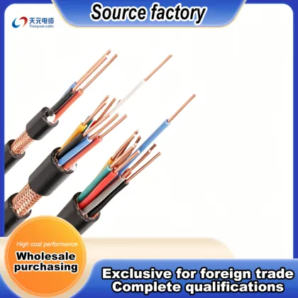 Industrial Instrument Control Cable with Braided Shielding