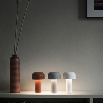 Post Modern Fashion Creative Bedside Bedroom Children's Room Desk Lamp Mushroom Table Lamp