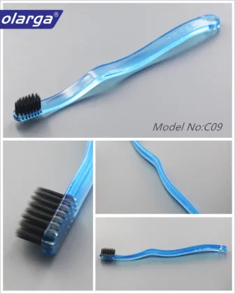 Bamboo charcoal toothbrush 2016 new design transparency bamboo toothbrush