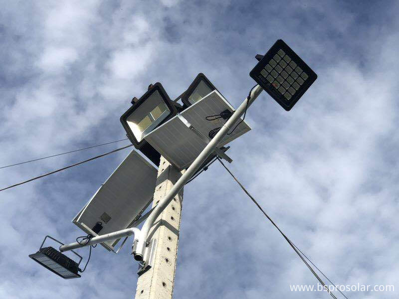 solar flood light without electricity
