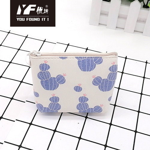 Coin Pouch Cactus style PU make up coin purse Manufactory