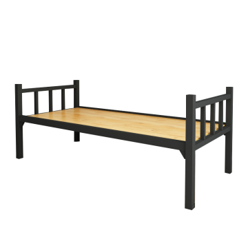 Modern Black Iron Bed Frame for Bedrooms and Dorms