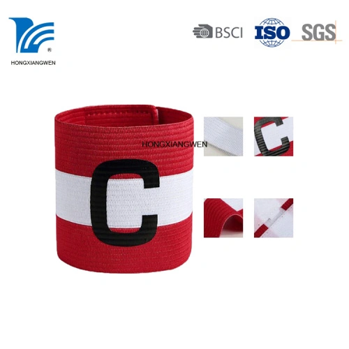 5 Pcs Football Capitaine Brassard Enfants Capitaine Brassard Taille  Réglable Élastique Capitaine Brassard Bracelet Multicolore Football  Élastique