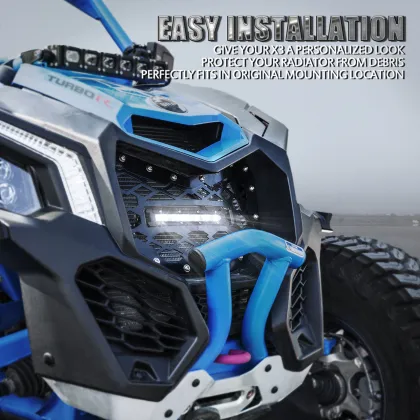 N2 Can-am Aluminum Alloy LED Grille with 8 Inch Cree-LED Light Bar for Can-am Maverick X3