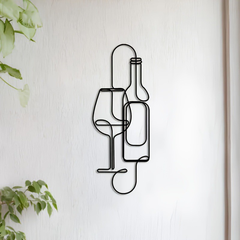 Line Metal Wall Decor