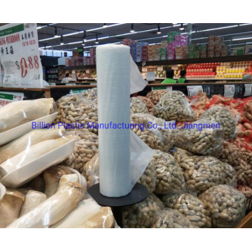 Supermarket Flat Fresh Food Produce Packaging on Roll