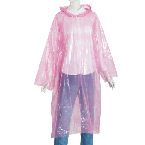 Cheap disposable raincoat with sleeve