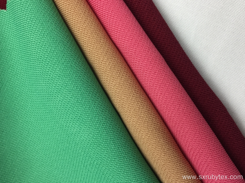 Polyester Ice Crepe Solid Fabric