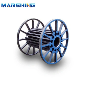 High Speed Customized Flat Steel Bobbin Spool Reel For Wire Cable Machine