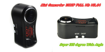 Smallest Camera DV QQ7 FULL HD 1080P Mini DVR H.264 Mini Camcorder+185 Wide Angle digital cameras