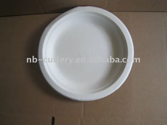 Bio-degradable paper plate tray