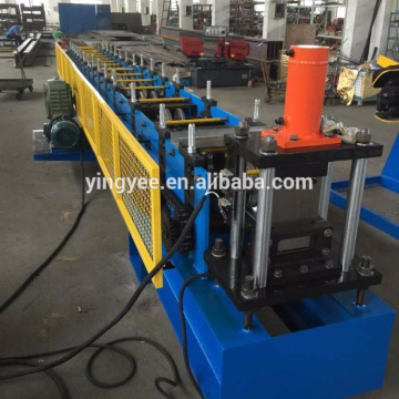 Customized hydraulic high speed storage rack roll forming machine with PLC control system