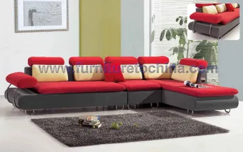 sectional leisure sofa, modern fabric corner sofa, upholstered seat, home furniture